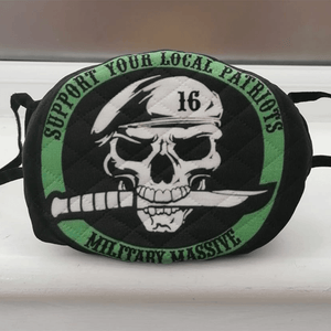 Support your local Patriots Face Masks
