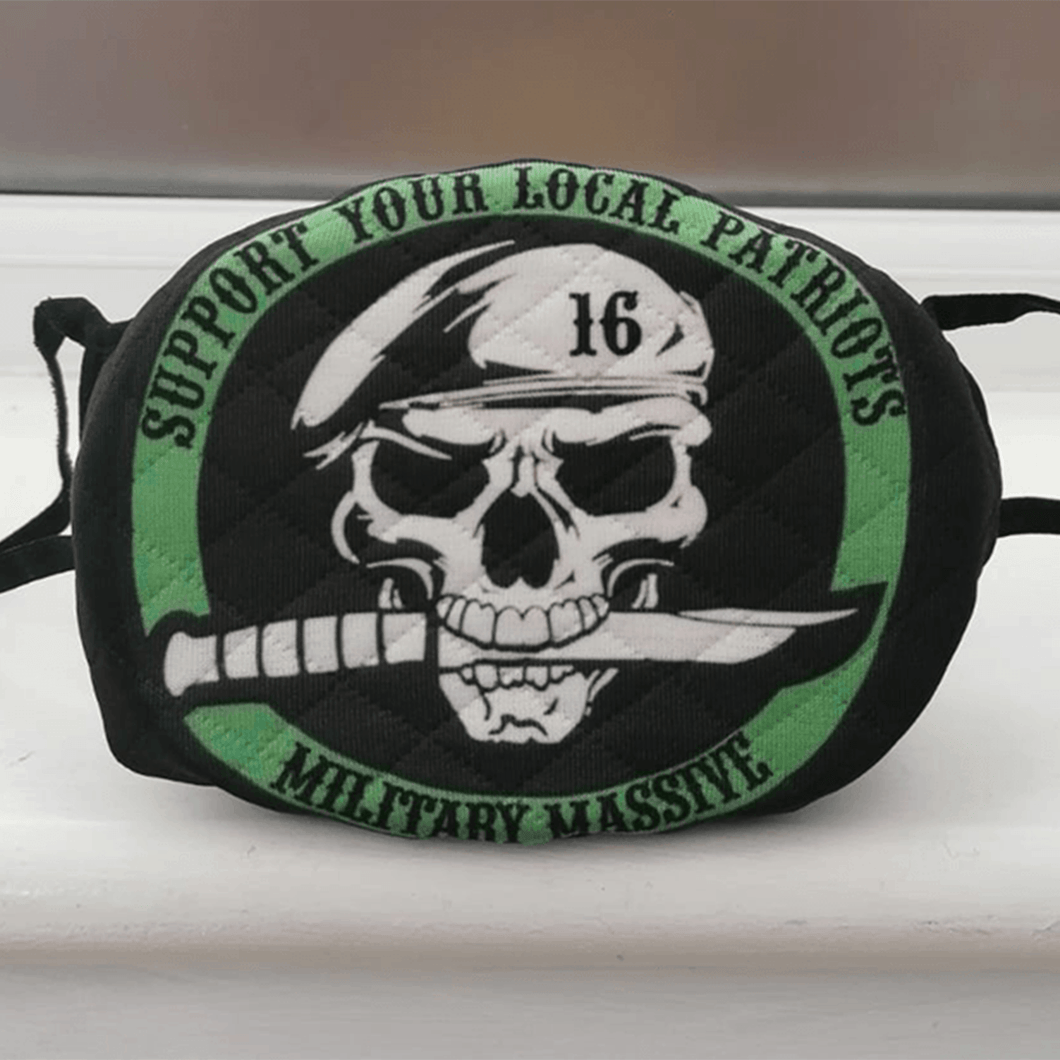 Support your local Patriots Face Masks